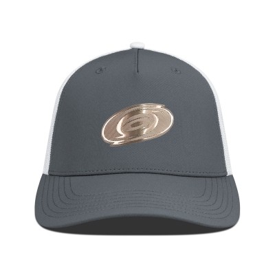 Бейсболка Carolina Hurricanes Levelwear Charcoal/White Signal Copper Insignia Trucker