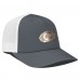 Бейсболка Carolina Hurricanes Levelwear Charcoal/White Signal Copper Insignia Trucker