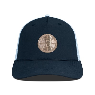 Бейсболка Boston Bruins Levelwear Black/White Signal Copper Insignia