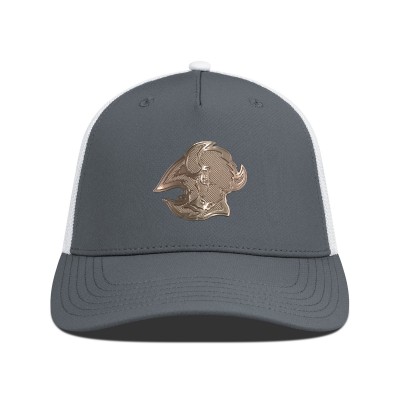Бейсболка Buffalo Sabres Levelwear Charcoal/White Signal Copper Insignia Trucker