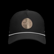 Бейсболка Edmonton Oilers Levelwear Black Gordon Copper Insignia Vented