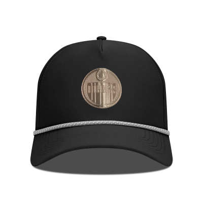 Бейсболка Edmonton Oilers Levelwear Black Gordon Copper Insignia Vented