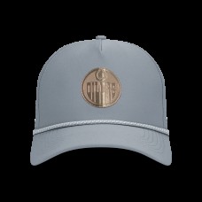 Бейсболка Edmonton Oilers Levelwear Gray Gordon Copper Insignia Vented
