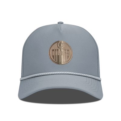 Бейсболка Edmonton Oilers Levelwear Gray Gordon Copper Insignia Vented