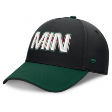 Бейсболка Minnesota Wild Levelwear Black Gordon Copper Insignia Vented