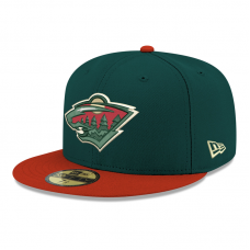 Бейсболка Minnesota Wild Levelwear Gray Gordon Copper Insignia Vented