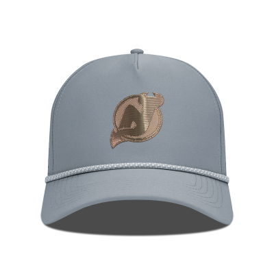 Бейсболка New Jersey Devils Levelwear Gray Gordon Copper Insignia Vented