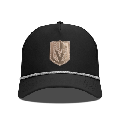 Бейсболка Vegas Golden Knights Levelwear Black Gordon Copper Insignia Vented
