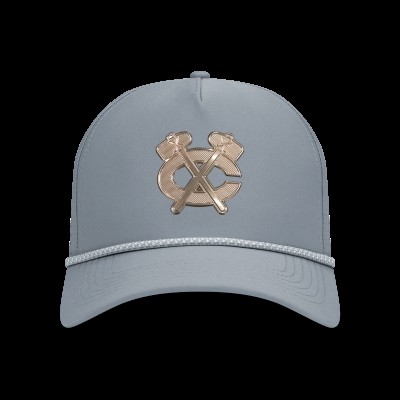 Бейсболка Chicago Blackhawks Levelwear Gray Gordon Copper Insignia Vented