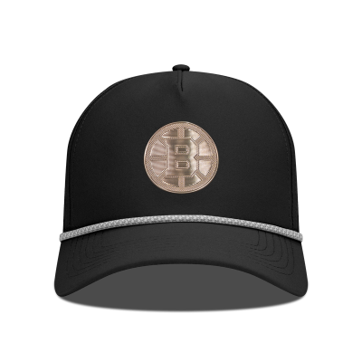 Бейсболка Boston Bruins Levelwear Black Gordon Copper Insignia Vented