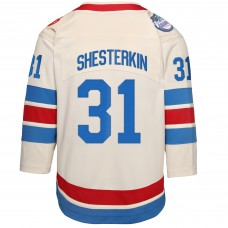 Подростковая New York Rangers Igor Shesterkin Outerstuff White 2026 NHL Winter Classic Premier Jersey Подростковая New York Rangers Igor Shesterkin Outerstuff White 2026 NHL Winter Classic Premier Jersey
