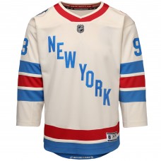 Подростковая New York Rangers Mika Zibanejad Outerstuff White 2026 NHL Winter Classic Premier Jersey Подростковая New York Rangers Mika Zibanejad Outerstuff White 2026 NHL Winter Classic Premier Jersey