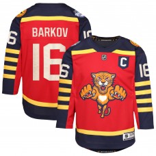 Подростковая Florida Panthers Aleksander Barkov Outerstuff Red 2026 NHL Winter Classic Premier Jersey Подростковая Florida Panthers Aleksander Barkov Outerstuff Red 2026 NHL Winter Classic Premier Jersey