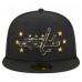Бейсболка Washington Capitals New Era Black Military Appreciation Digital Camo Stars 59FIFTY