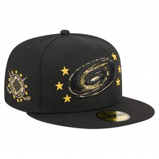 Бейсболка Carolina Hurricanes New Era Black Military Appreciation Digital Camo Stars 59FIFTY