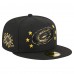 Бейсболка Carolina Hurricanes New Era Black Military Appreciation Digital Camo Stars 59FIFTY