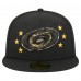 Бейсболка Carolina Hurricanes New Era Black Military Appreciation Digital Camo Stars 59FIFTY