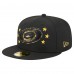 Бейсболка Carolina Hurricanes New Era Black Military Appreciation Digital Camo Stars 59FIFTY