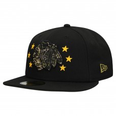 Бейсболка Chicago Blackhawks New Era Black Military Appreciation Digital Camo Stars 59FIFTY Бейсболка Chicago Blackhawks New Era Black Military Appreciation Digital Camo Stars 59FIFTY