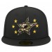 Бейсболка Dallas Stars New Era Black Military Appreciation Digital Camo Stars 59FIFTY