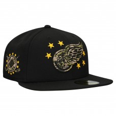 Бейсболка Detroit Red Wings New Era Black Military Appreciation Digital Camo Stars 59FIFTY Бейсболка Detroit Red Wings New Era Black Military Appreciation Digital Camo Stars 59FIFTY