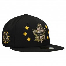 Бейсболка Toronto Maple Leafs New Era Black Military Appreciation Digital Camo Stars 59FIFTY