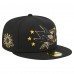 Бейсболка San Jose Sharks New Era Black Military Appreciation Digital Camo Stars 59FIFTY