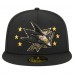 Бейсболка San Jose Sharks New Era Black Military Appreciation Digital Camo Stars 59FIFTY