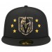 Бейсболка Vegas Golden Knights New Era Black Military Appreciation Digital Camo Stars 59FIFTY