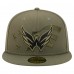 Бейсболка Washington Capitals New Era Olive Military Appreciation Flag 59FIFTY