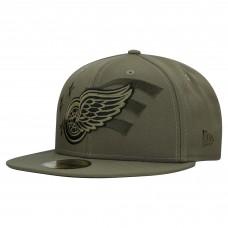 Бейсболка Detroit Red Wings New Era Olive Military Appreciation Flag 59FIFTY Бейсболка Detroit Red Wings New Era Olive Military Appreciation Flag 59FIFTY
