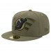 Бейсболка New Jersey Devils New Era Olive Military Appreciation Flag 59FIFTY