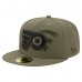 Бейсболка Philadelphia Flyers New Era Olive Military Appreciation Flag 59FIFTY