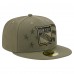 Бейсболка New York Rangers New Era Olive Military Appreciation Flag 59FIFTY