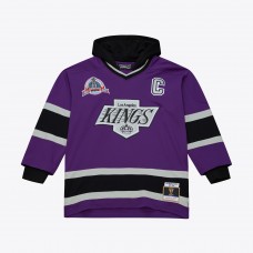 Los Angeles Kings Mitchell & Ness x Just Don Purple Jersey Hoodie