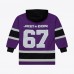 Los Angeles Kings Mitchell & Ness x Just Don Purple Jersey Hoodie