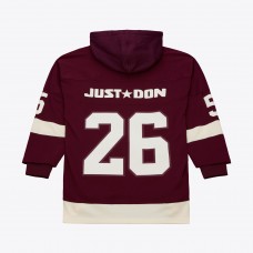 Detroit Red Wings Mitchell & Ness x Just Don Crimson Jersey Hoodie