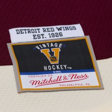 Detroit Red Wings Mitchell & Ness x Just Don Crimson Jersey Hoodie