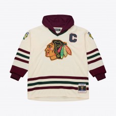 Джерси с капюшоном Chicago Blackhawks Mitchell & Ness x Just Don Cream