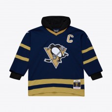 Pittsburgh Penguins Mitchell & Ness x Just Don Navy Jersey Hoodie Pittsburgh Penguins Mitchell & Ness x Just Don Navy Jersey Hoodie