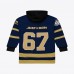Pittsburgh Penguins Mitchell & Ness x Just Don Navy Jersey Hoodie