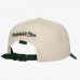 Toronto Maple Leafs Mitchell & Ness x Just Don Cream/Green Wave Script Pro Strapback Hat