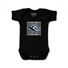 Newborn & Малышам Utah Mammoth Chad & Jake Black Retro Bodysuit