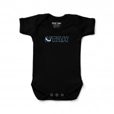 Newborn & Малышам Utah Mammoth Chad & Jake Black Secondary Logo Bodysuit