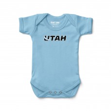 Newborn & Малышам Utah Mammoth Chad & Jake Light Blue Secondary Logo Bodysuit