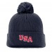 Шапка с помпоном US Hockey Nike Navy Peak Шапка с помпоном US Hockey Nike Navy Peak