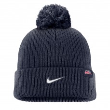 Шапка с помпоном US Hockey Nike Navy Peak Шапка с помпоном US Hockey Nike Navy Peak