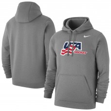 US Hockey Nike Gray 2026 Club Hoodie US Hockey Nike Gray 2026 Club Hoodie