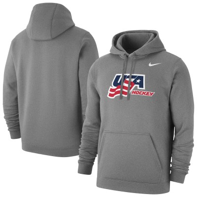 US Hockey Nike Gray 2026 Club Hoodie