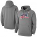 US Hockey Nike Gray 2026 Club Hoodie US Hockey Nike Gray 2026 Club Hoodie